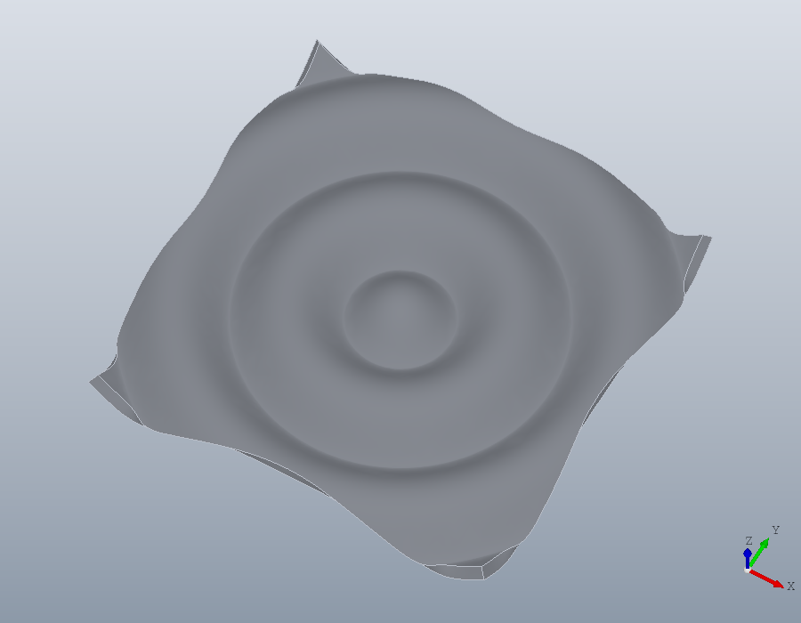 Surfaces through a grid, picture 3